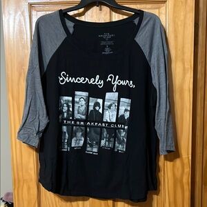 Torrid 3/4 Sleeve Breakfast Club Women's Top